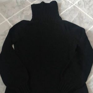 Burberry London cashmere black turtleneck sweater. Size medium